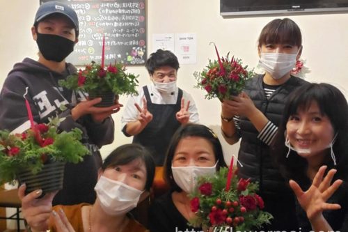 フラワーアレンジメント　花　レッスン　大阪　梅田　芦屋　神戸